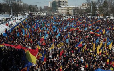 Flacăra Unirii ajunge la Chișinău