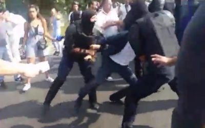 Unionistul Vlad Bilețchi a fost AMENDAT pentru incidentele de la Marșul Centenar de pe 1 septembrie